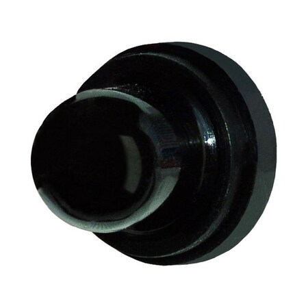 Paneltronics Rubber Boot Round 5/8 Dia 5/8 H Blk F/Push 048-035